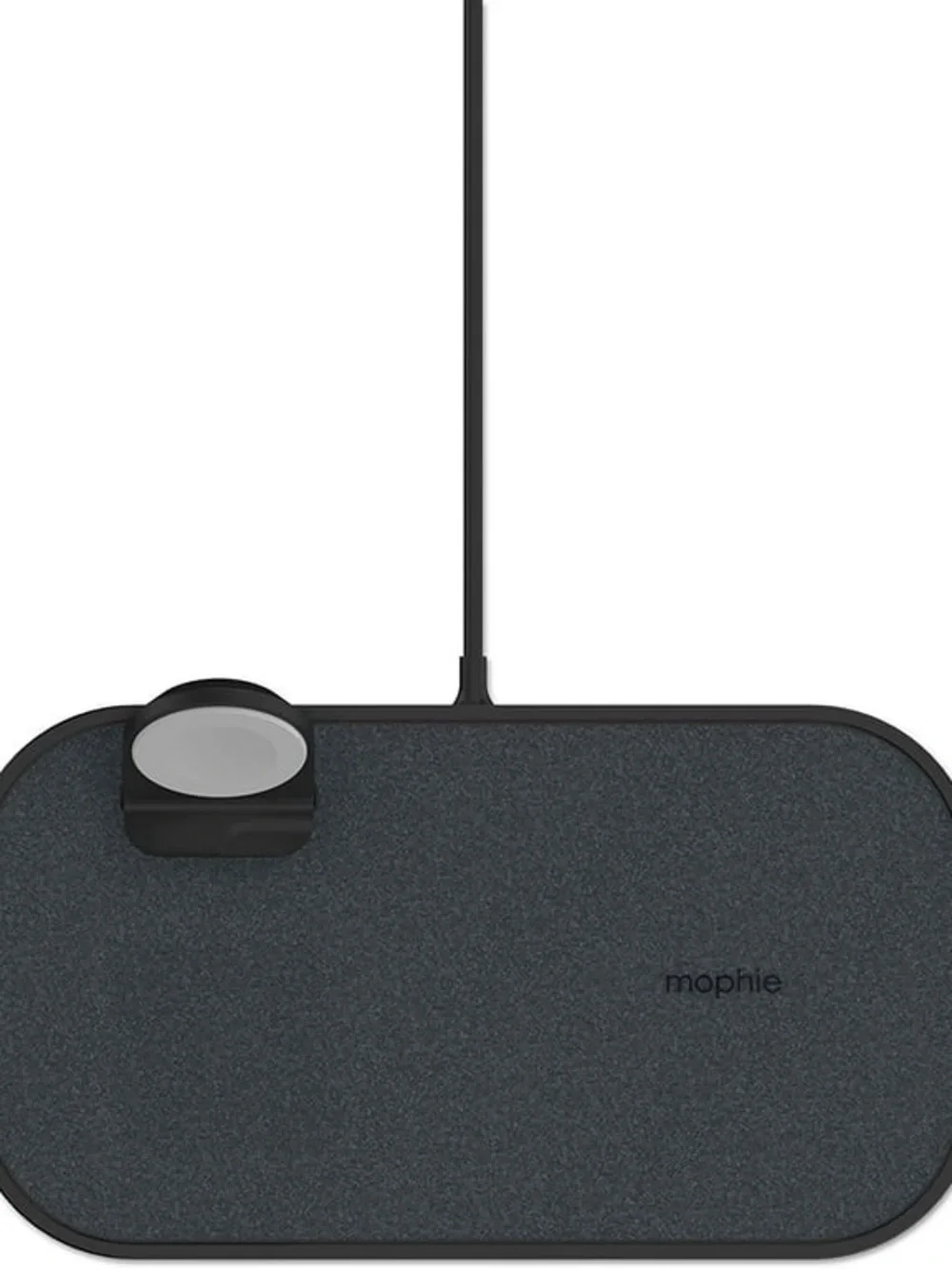 mophie Black Wireless Charging Station with Built-in Apple Watch Charger